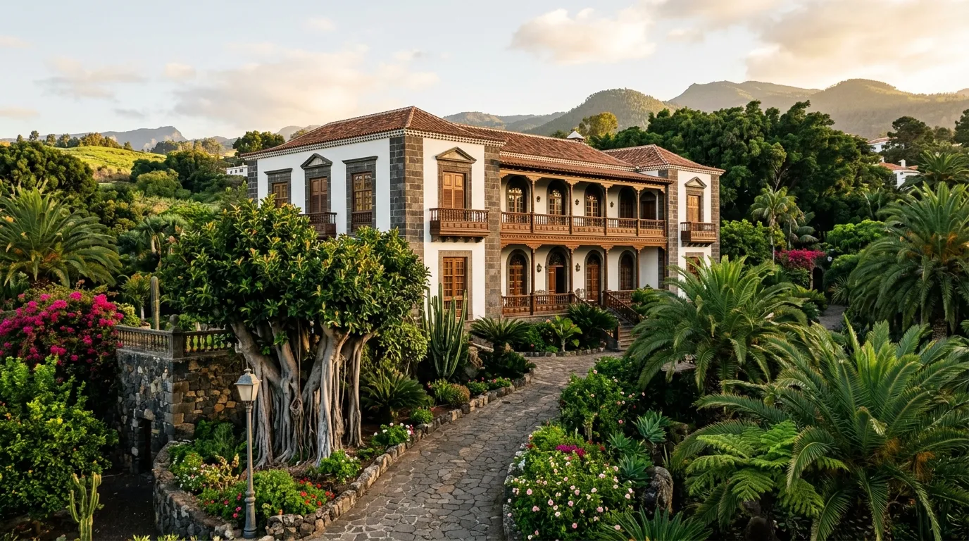 Visualización arquitectónica de una finca con parcela en Santa Brígida, Gran Canaria