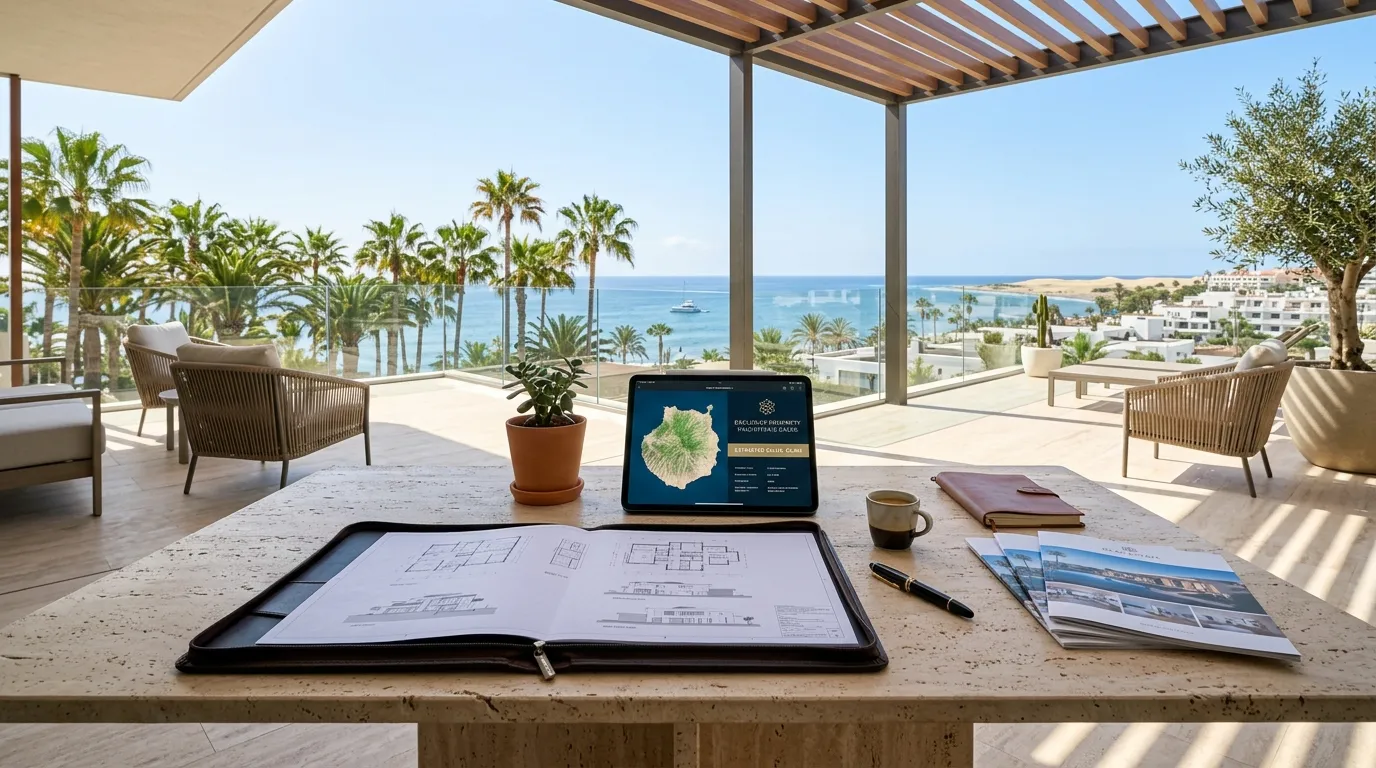 Documentación para vender un inmueble con vistas a las dunas de Maspalomas