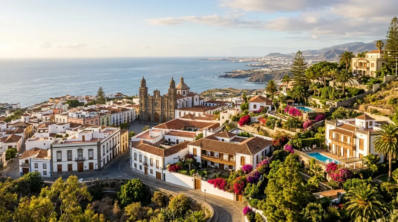 Visualización arquitectónica de casas en venta en Telde, Gran Canaria