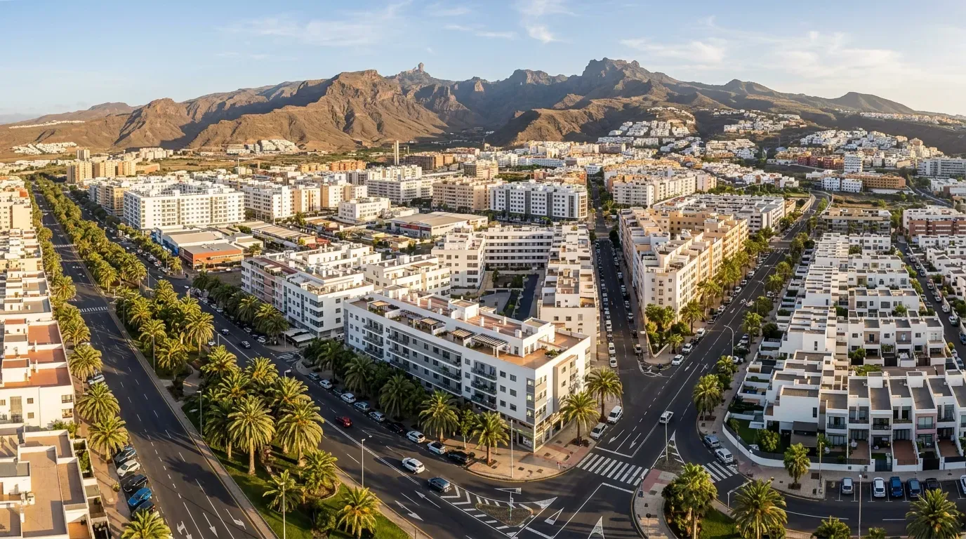Architekturvisualisierung von Häusern in Vecindario, Santa Lucía de Tirajana